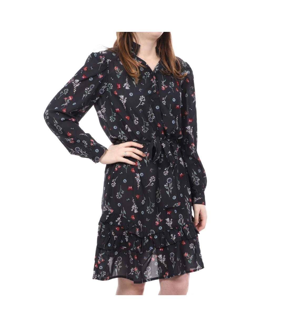 Robe Marine à fleurs Femme Josephin Rosa - S/M-1