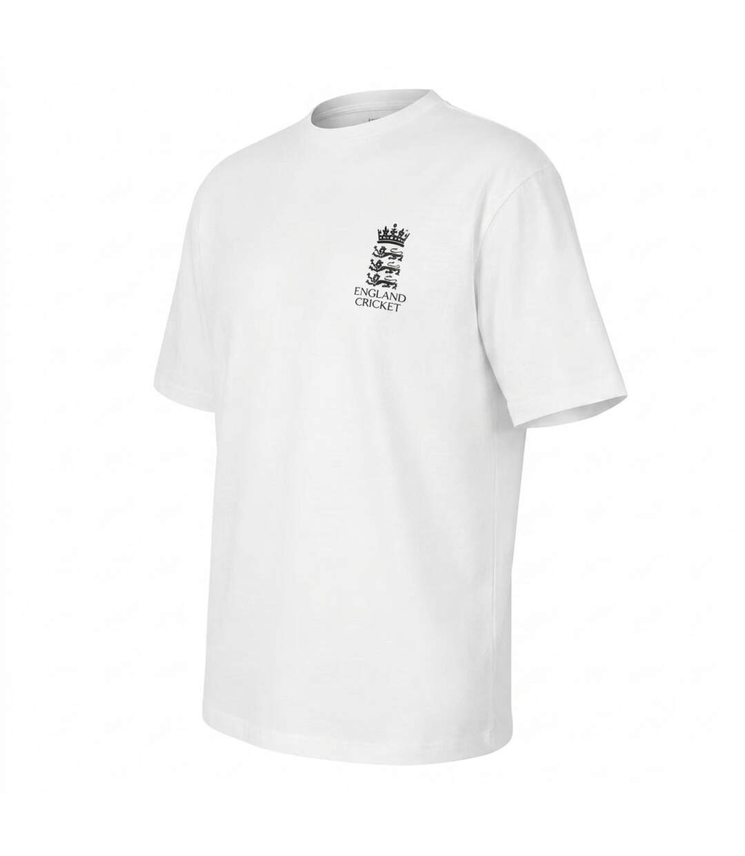 T-shirt Motif/style Emblème England Cricket Adulte Blanc Castore-3