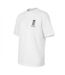 T-shirt Motif/style Emblème England Cricket Adulte Blanc Castore-3