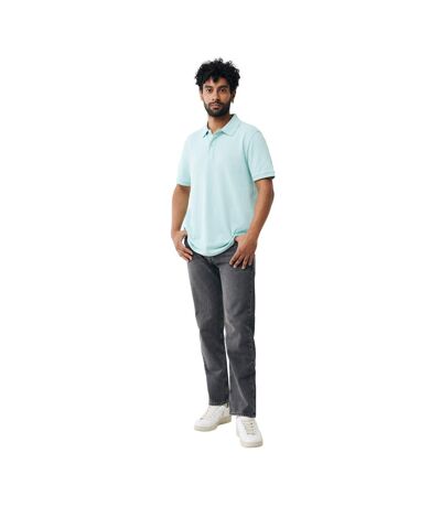 Mens Yosemite Pique Polo Shirt Crushed Mint Iqoniq