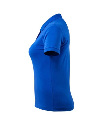 Womens/ladies Grasse Crossover Polo Shirt Royal Blue Mascot