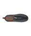 Womens/ladies Suede Trainers Black Boulevard-2