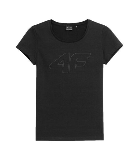 T-shirt Motif/style Imprimé Femme Noir 4F