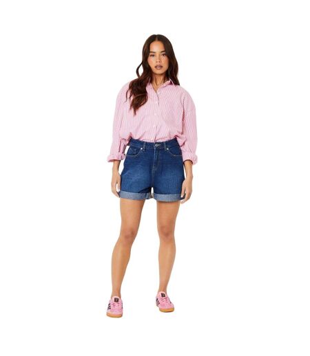 Short femme indigo Dorothy Perkins