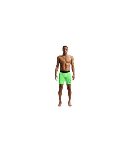 Short De Compression Pro Homme Vert Citron Nike