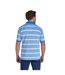 Polo Motif/style À Rayures Homme Bleu Électrique Raging Bull-3