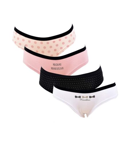 Culottes Femme MANOUKIAN Underwear Confort Qualité supérieure - Pack de 4