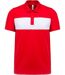 Polo sport - PA493 - rouge - manches courtes