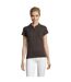 Polo Perfect Femme Gris Foncé Uni SOLS-2