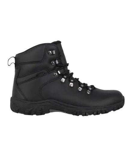 Chaussures Montantes De Marche Homme Noir Gelert