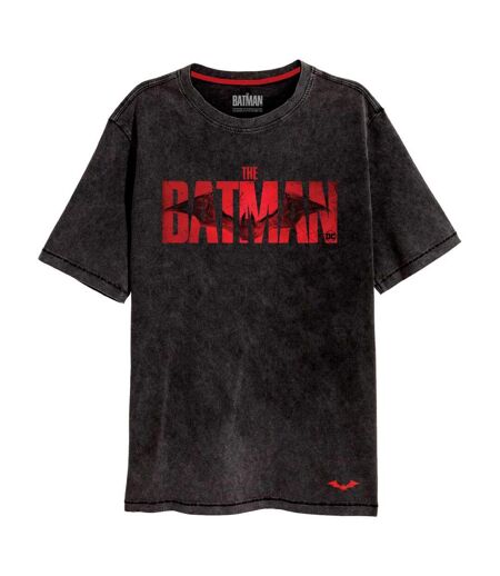 Batman - T-shirt - Adulte (Vieux noir / Rouge) - UTHE1290
