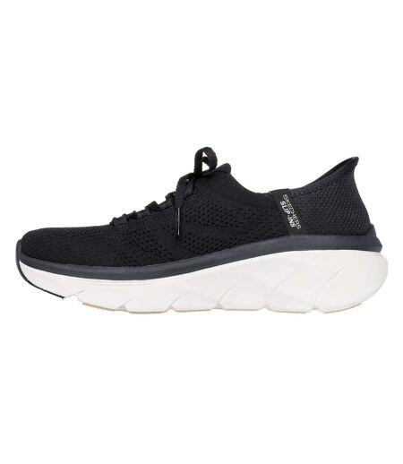 Womens/ladies d´lux walker 2.0 thrill movement trainers black Skechers