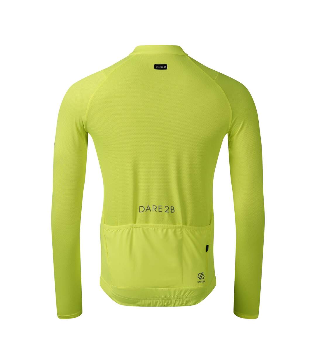 Maillot De Cyclisme Manches Longues Lightning Homme Jaune Fluo Dare 2B-3