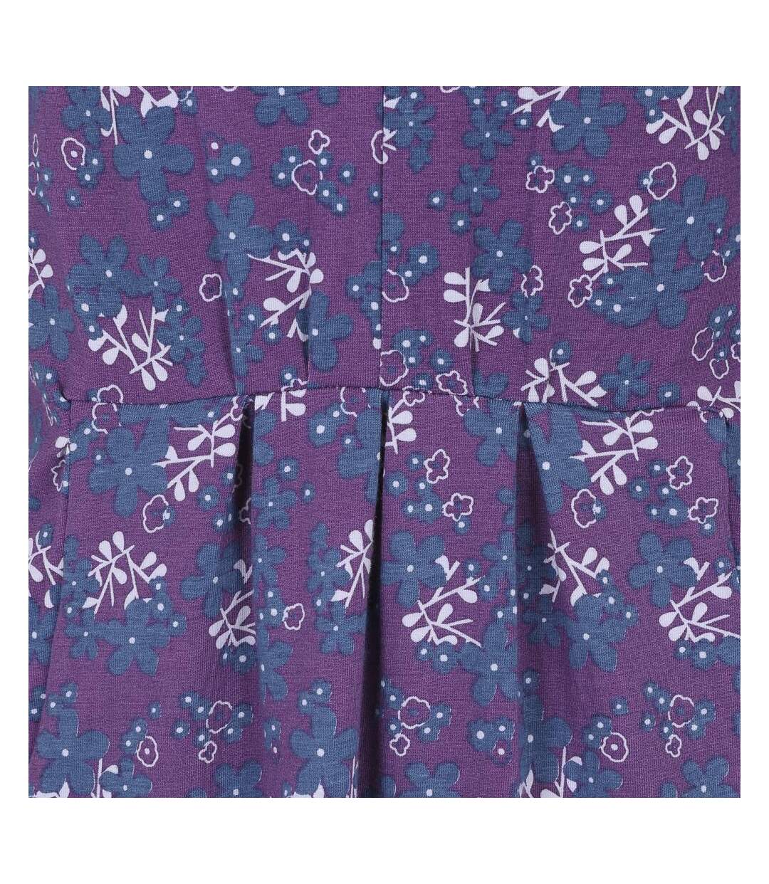 Tunique Motif/style Floral Femme Violet Lazy Jacks-4