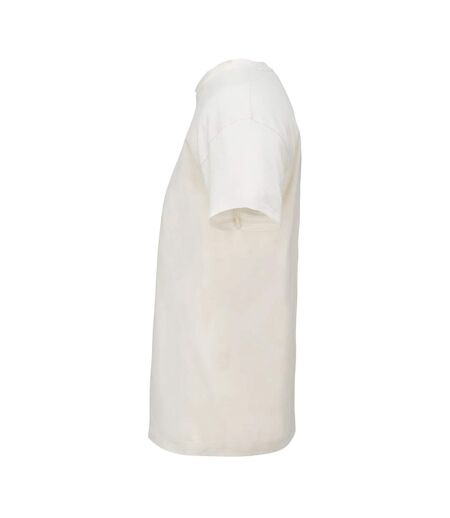 T-shirt Uni Manches Courtes En Coton Regent Adulte Blanc Cassé SOLS
