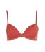 Soutien-gorge Push-up Motif/style Bord À Dentelle Demi Femme Terre Cuite Calvin Klein-2
