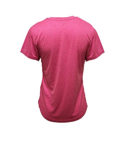 T-shirt femme rose chiné TriDri