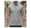 CHALLENGER REMY4 : Polo manches courtes en coton gris chiné pour un confort quotidien absolu-1