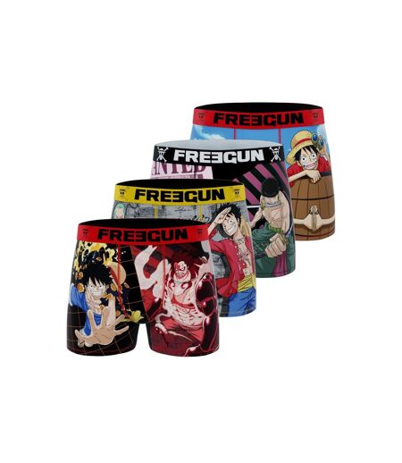 Lot de 4 boxers homme One Piece Freegun