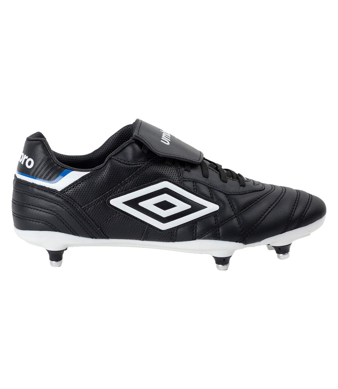Mens speciali eternal team sg leather football boots black/white/royal blue Umbro-3
