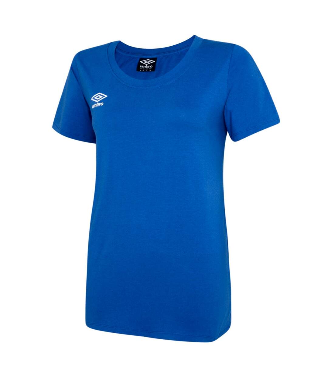 Womens/ladies club leisure t-shirt navy/white Umbro