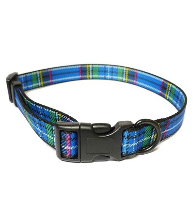 Ancol Tartan Adjustable Dog Collar (Blue Tartan) (18-27.5in) - UTAR209