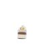 Baskets blanches/marron femme lacoste 43sfa0009-3