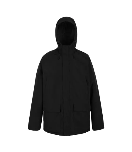 Veste Imperméable Savon Homme Noir Gris Foncé Regatta