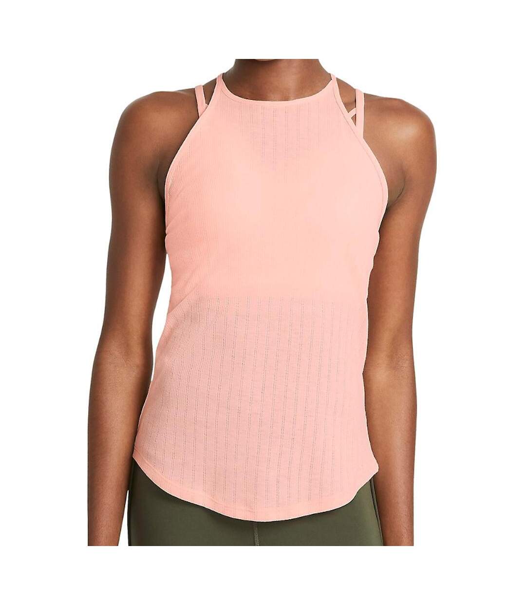 Débardeur Rose Femme Nike Pointelle - L