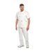 Unisex Adult Bolton Painters Bib And Brace Overall White Portwest-1