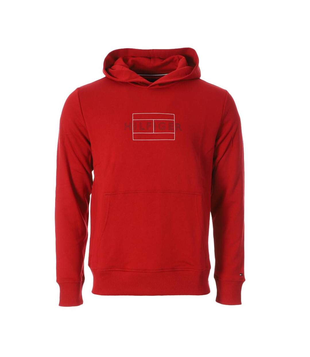 Sweat à Capuche Rouge Homme Tommy Hilfiger 598 - M