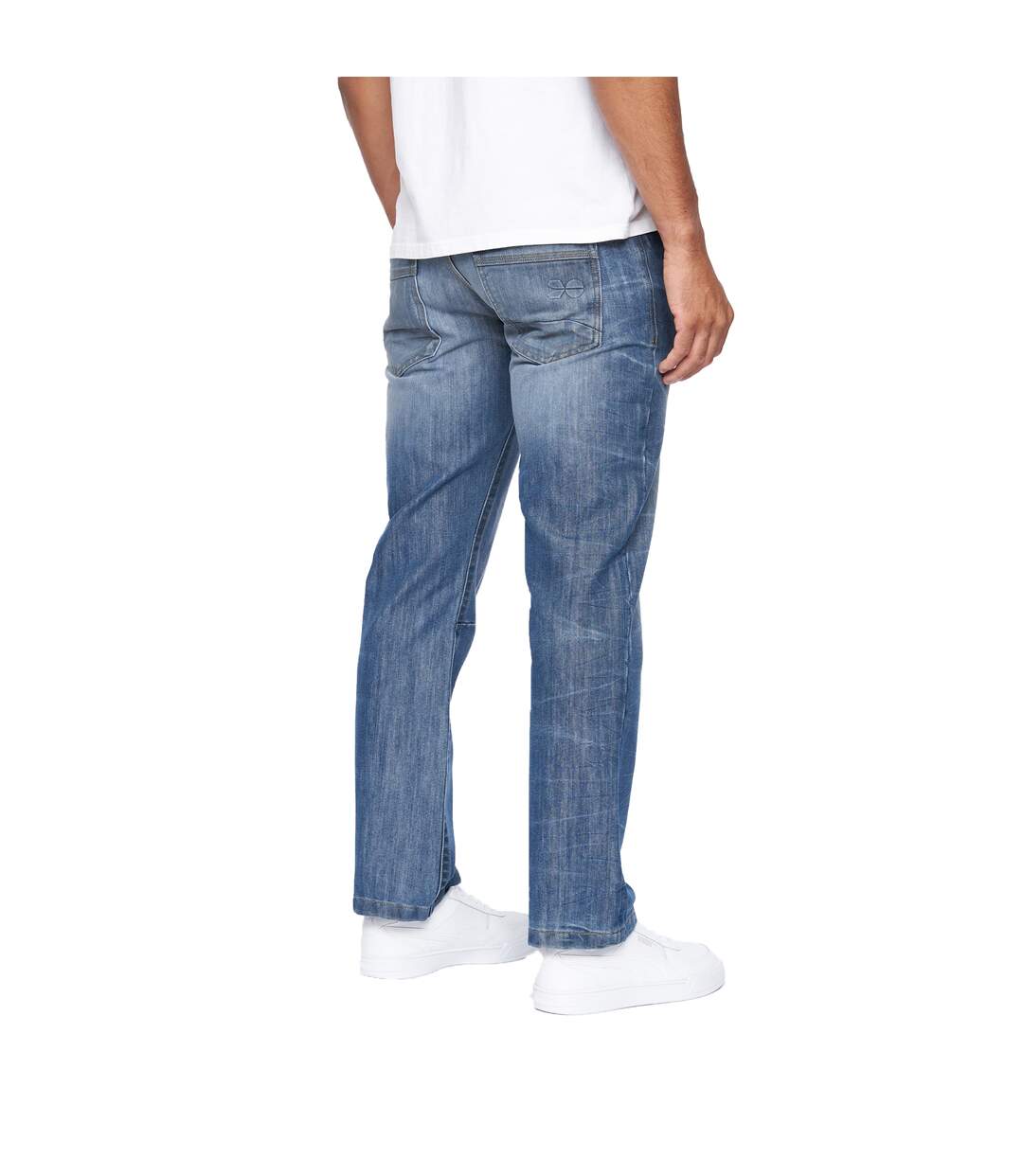 Jean new baltimore homme bleu semi-délavé Crosshatch-2