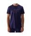 Mens Big Logo Cotton T-shirt Navy Blue 4F-2