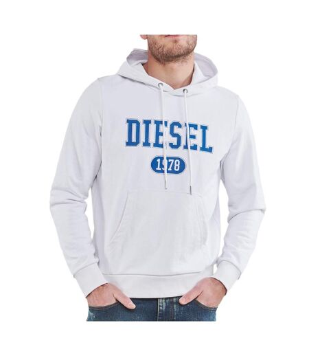 Sweat Blanc/Marine Homme Diesel Felpa - L