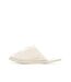 Chaussons blanc femme calvin klein jeans slipper satin moire-1