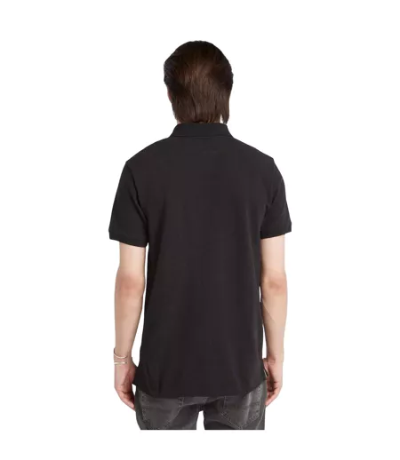 Polo Manches Courtes Style Logo Oyster River Homme Noir Timberland