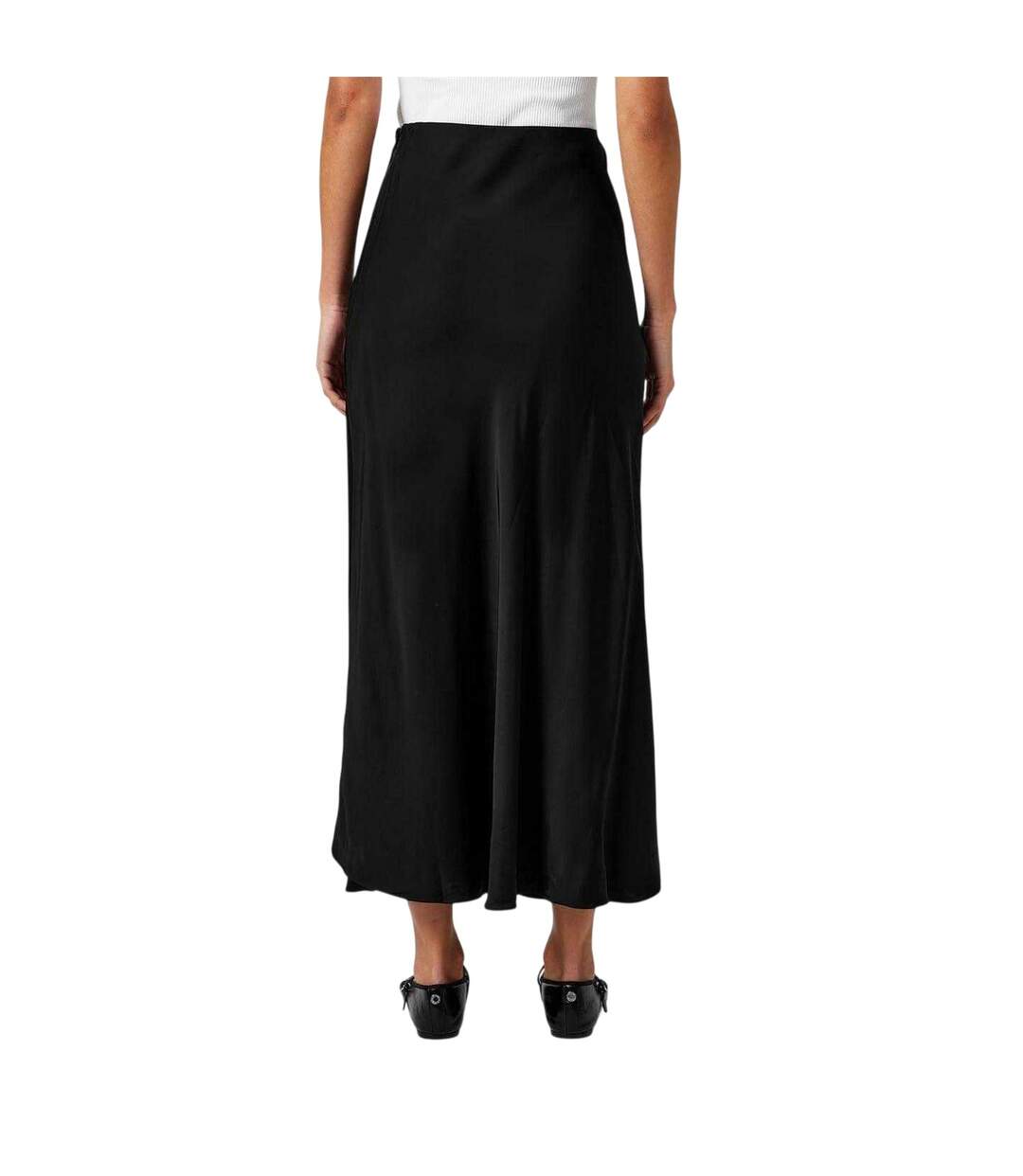 Jupe Longue Motif/style Uni Femme Noir French Connection-3
