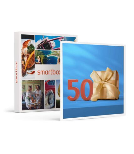 Joyeux anniversaire ! Pour les 50 ans d'un homme - SMARTBOX - Coffret Cadeau Multi-thèmes