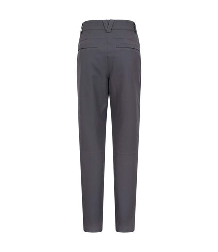 Womens/ladies Arctic Ii Stretch Fleece Lined Regular Trousers Dark Grey Mountain Warehouse