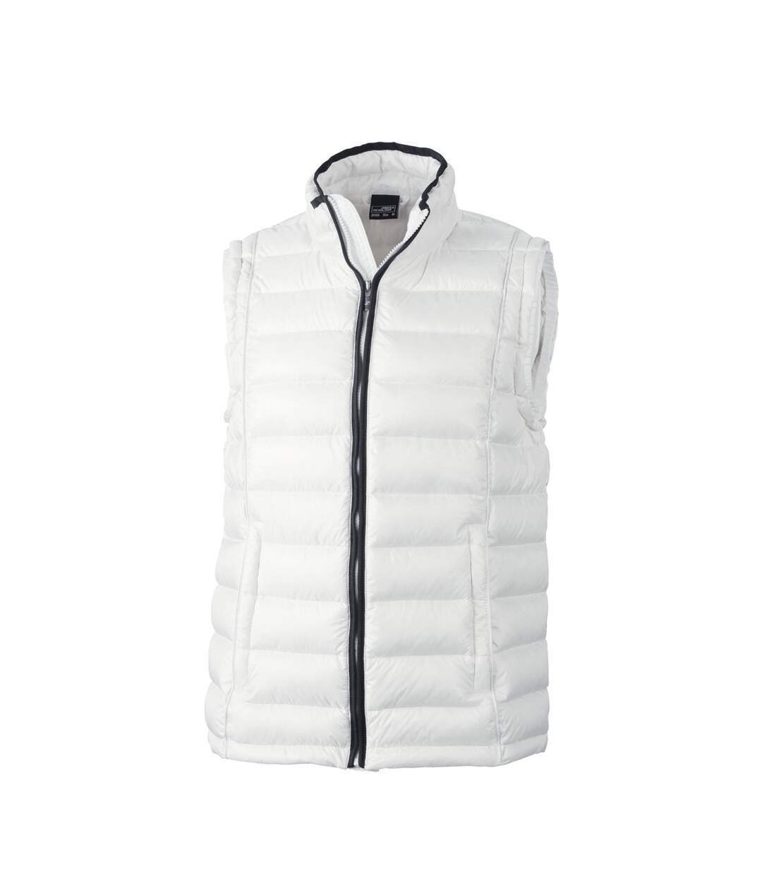 Gilet sans manche matelassé duvet HOMME - JN1080 blanc cassé - doudoune anorak