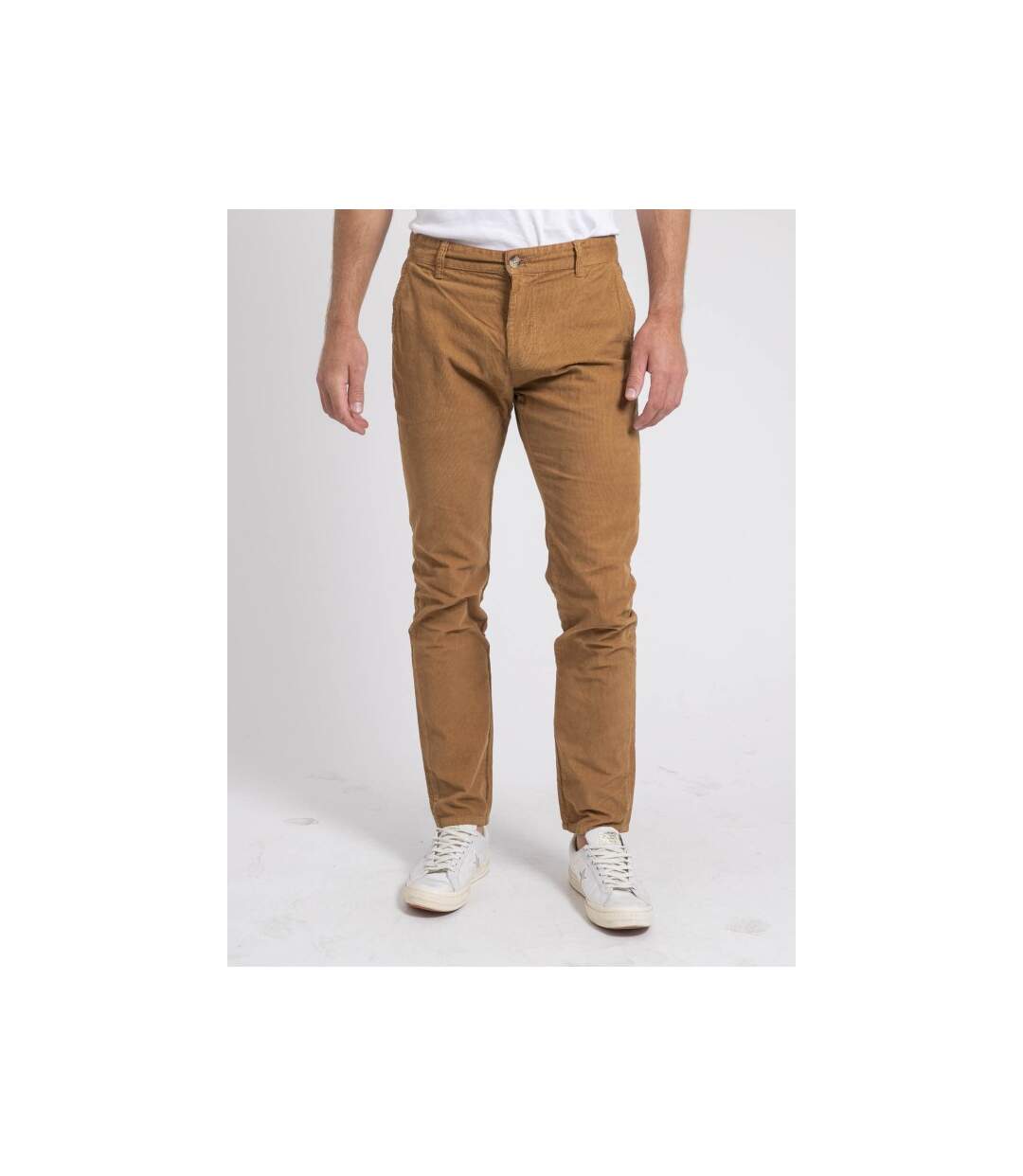 Pantalon chino pur coton velours côtelé VARENNES-1