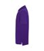 Mens Pique Polo Shirt Bright Purple Henbury-3