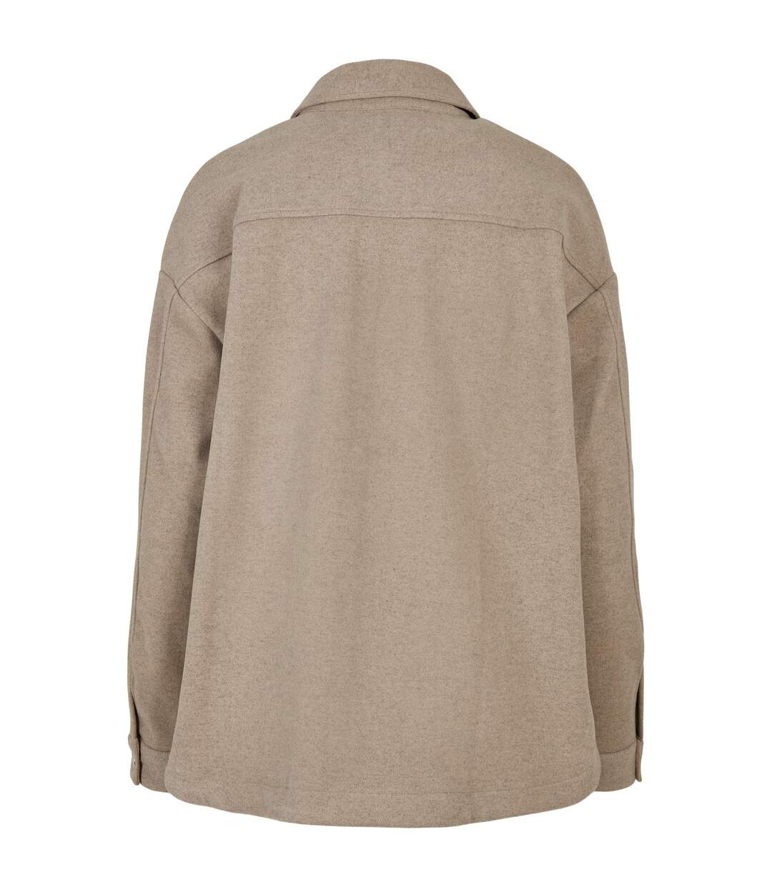 Surchemise Classic Femme Taupe Clair Urban Classics-2