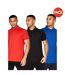 Polos traymax homme noir / bleu / rouge Crosshatch Crosshatch