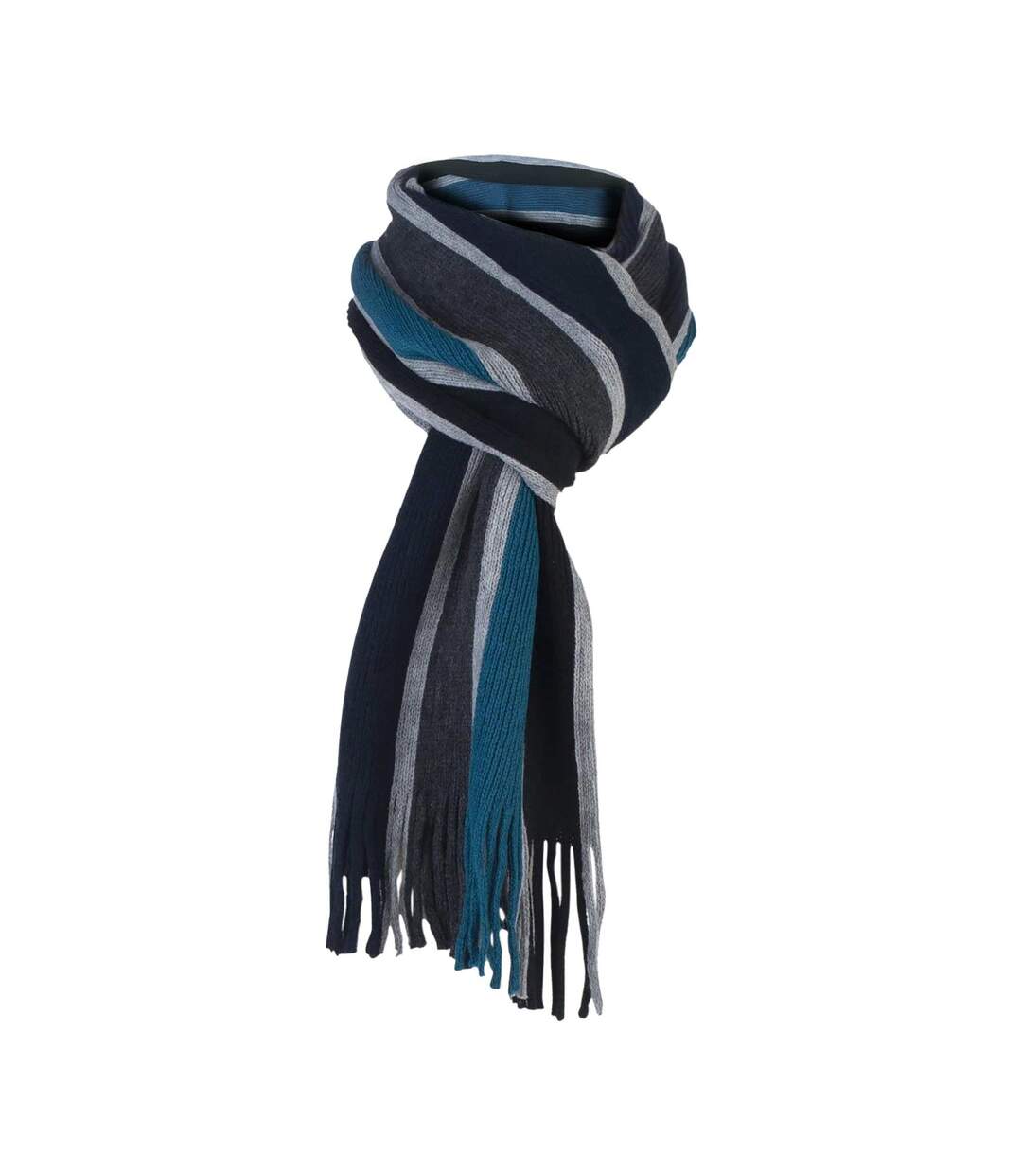 Giovanni Cassini - Écharpe Homme Luxe Rayures-2