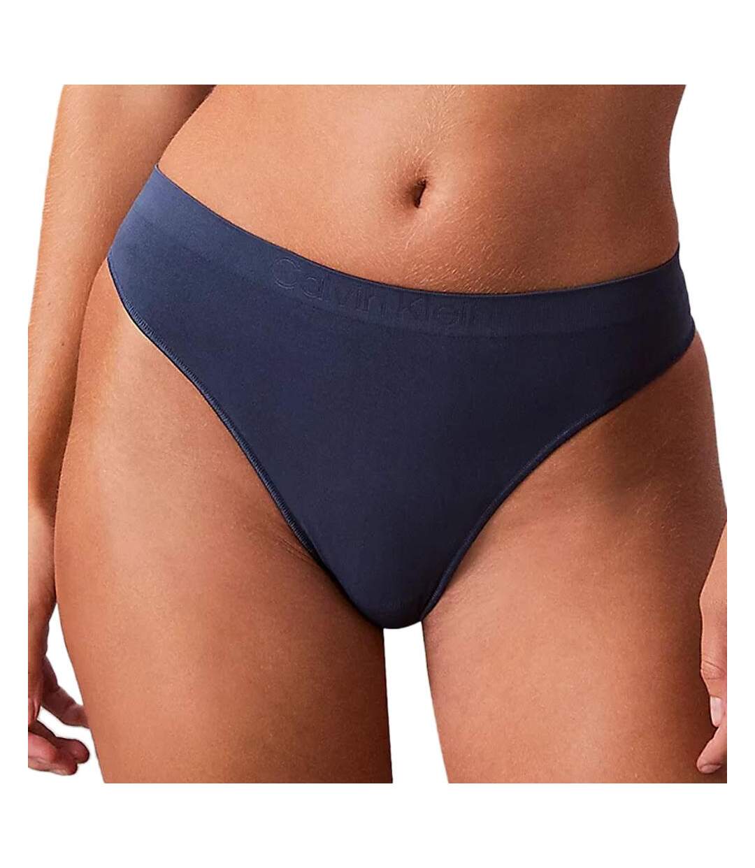 Tanga marine femme calvin klein jeans thong-1