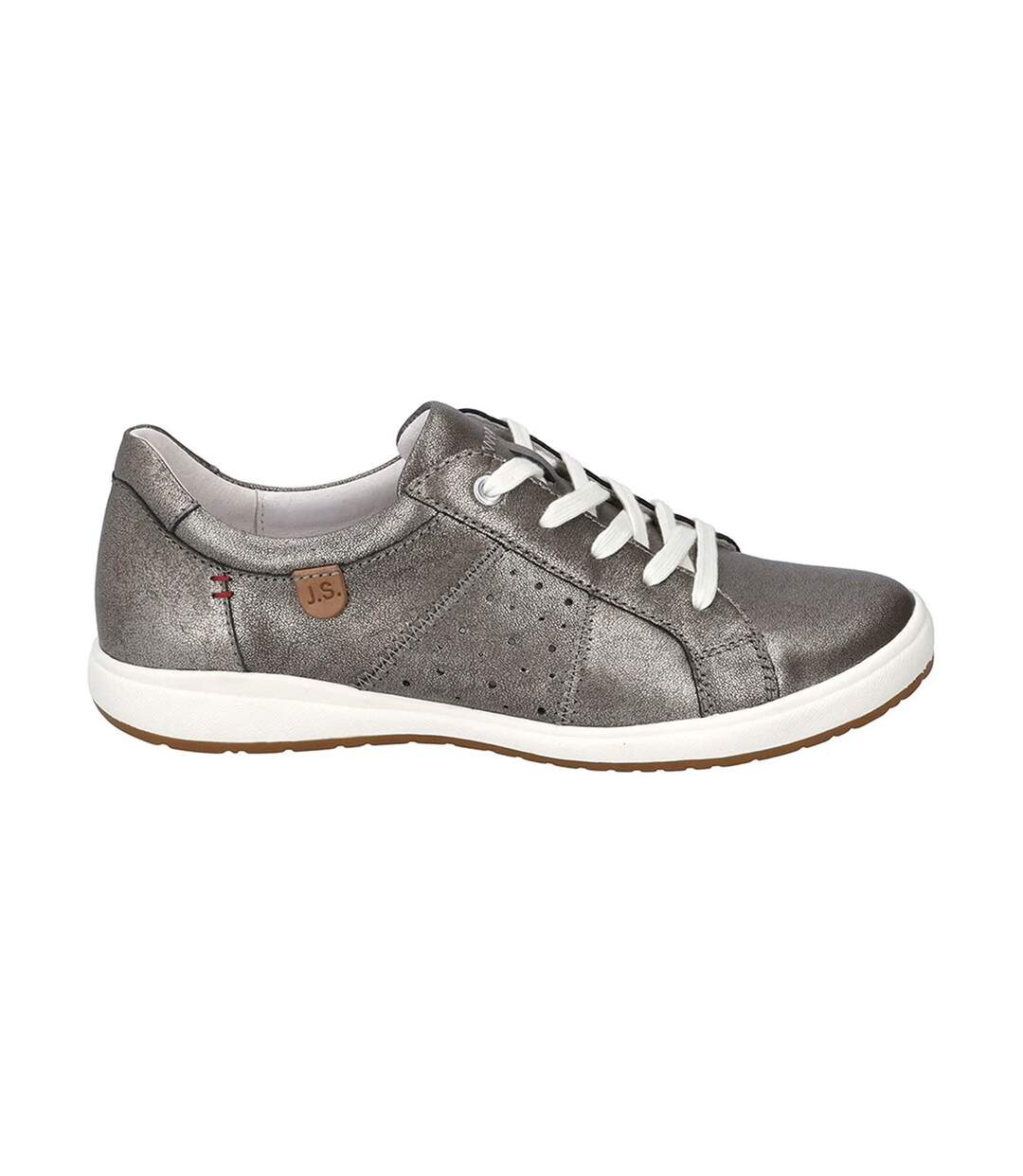 Baskets Caren Femme Argenté Gris Josef Seibel-3
