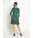 Robe imprimée cache-c¿ur taille ceinturée-2
