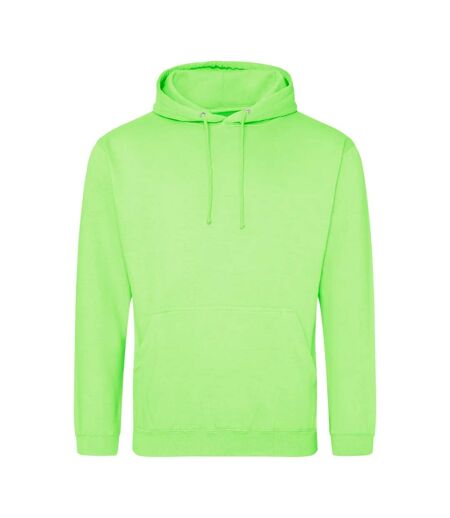 Sweat À Capuche College Adulte Vert Pomme Awdis