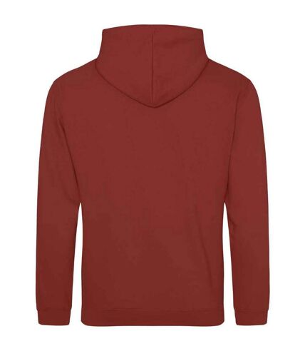 Sweat à capuche college adulte rouge orangé Awdis Awdis